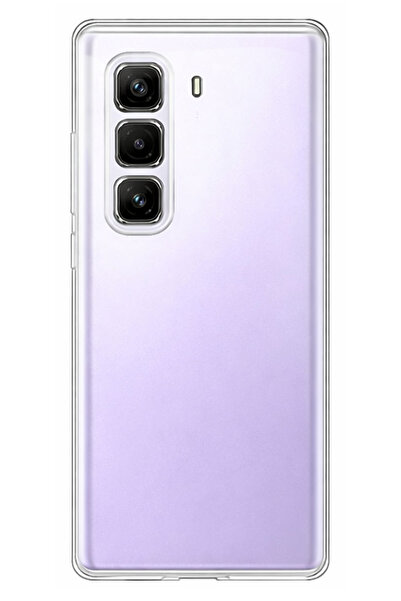 CEPSTOK Infinix Hot 50 Pro Plus Kılıf Şeffaf Kamera Korumalı Esnek Yumuşak Si...