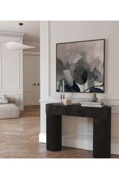 lawhat لوحات فنية تجريدي مطبوعة على قماش الكانفس موديل ( 2980)