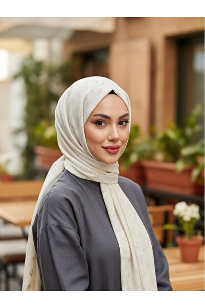 white stars Șal cu model G dublu față