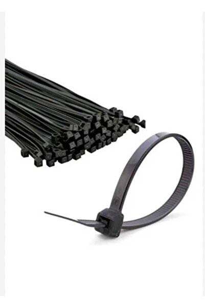 ÇEÇEN HOME 3.6 × 150 مم، 100 قطعة من رباط الكابلات البلاستيكي الأسود، مشبك في...