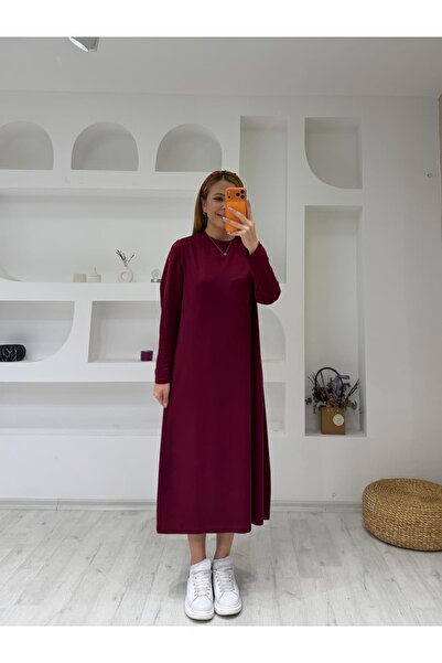 İrka Moda Modal Uzun Kollu Elbise