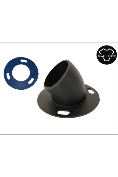 OEM Tips Evacuare, ATV CF Moto, Goes, Segway AT 5, 48mm Scurt Otel Negru Mat