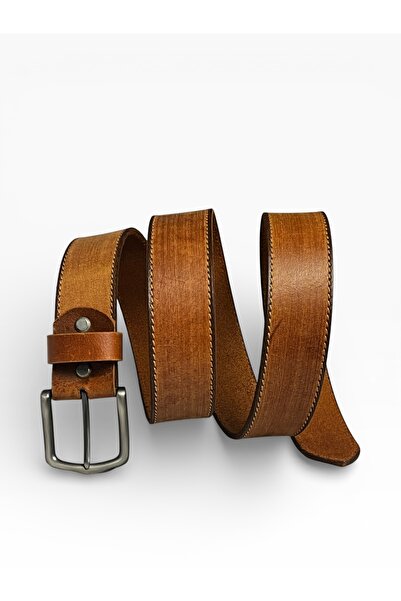 G-Atlantic Men’s 100% Genuine Leather Belt – Vintage Finish Casual Belt with ...