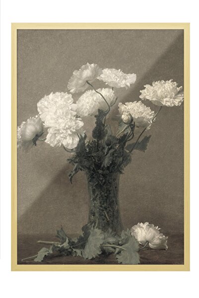 Postifull Винтидж картина, плакат с бежова рамка, винтидж декорация за стена