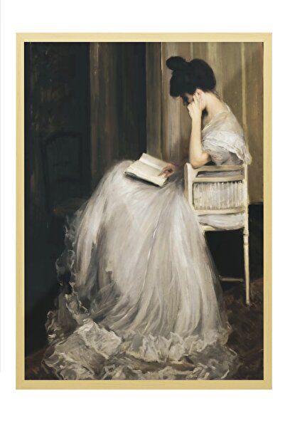 Postifull Винтидж картина, плакат с бежова рамка, винтидж декорация за стена