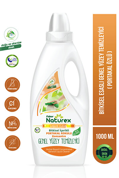 Naturex Bitkisel İçerikli Portakal Kokulu Konsantre Doğal Genel Yüzey Temizle...