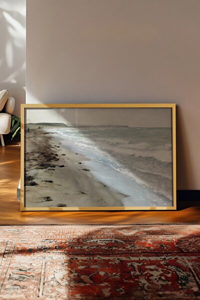 Postifull Vintage slika, poster u bež okviru, vintage zidni dekor