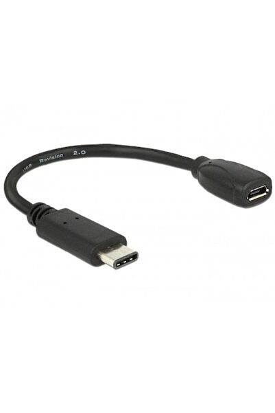 DELOCK USB 2.0 Type C to Micro-B Adapter 15cm T-M,