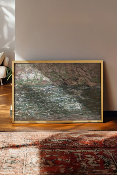 Postifull Vintage ζωγραφική, αφίσα με μπεζ κορνίζα, vintage διακόσμηση τοίχου