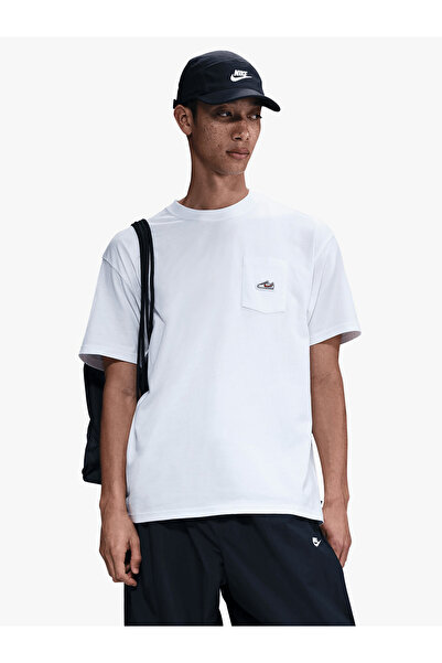 Nike Men's Nsw Max90 Sneaker Patch White T-Shirt