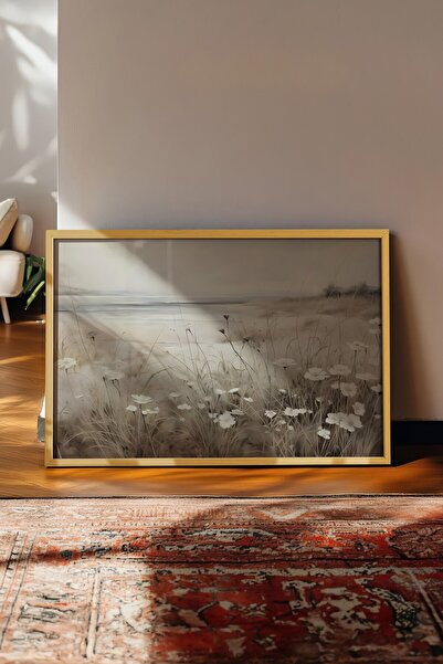 Postifull Vintage slika, poster u bež okviru, vintage zidni dekor