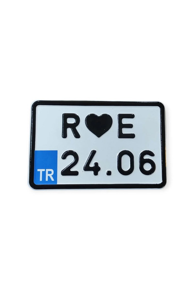 Julymarkt Dekor Plaka, Bisiklet Plaka, Isimli Plaka, Cam Önü Plakası, Aksesua...