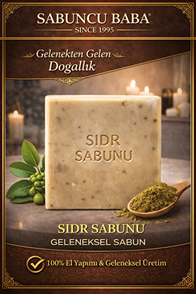SABUNCU BABA Geleneksel SIDR Sabunu 150 Gr.