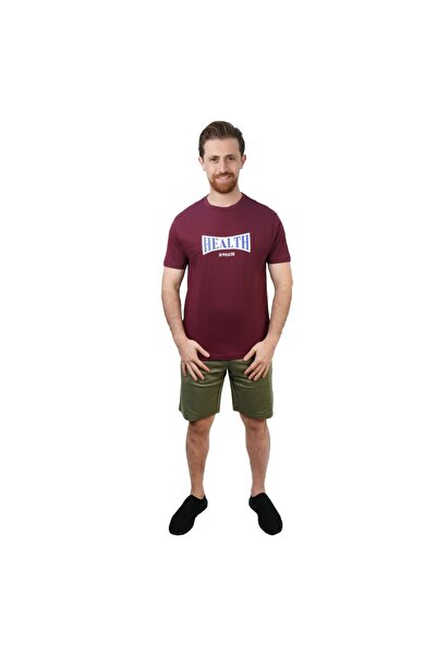 Giordano Men's Slim Fit Cotton Jersey Message Print Tee