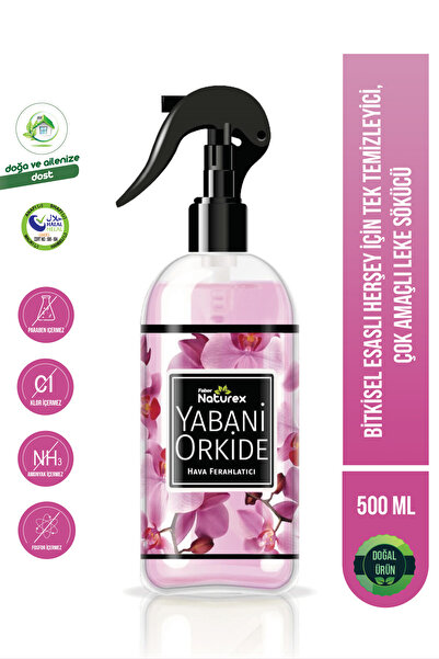 Naturex Salon Ve Oda Parfümü Japon Yabani Orkide Çiçeği Kokulu 500 Ml. Sprey