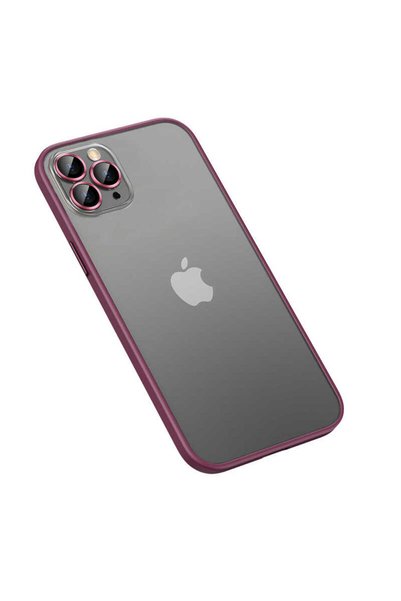 Generic Brand حافظة EFR Retro متوافقة مع هاتف iPhone 12 Pro Max - أرجواني داكن