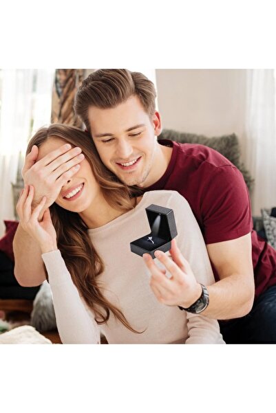 OEM Cutie de lux pentru bijuterii, eleganta si portabila, cu lumina LED, logo...