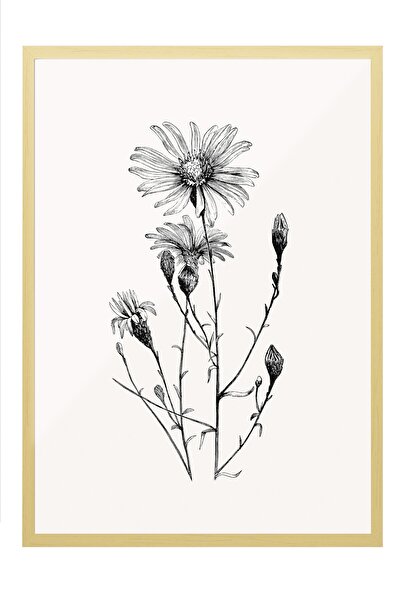 Postifull Винтидж картина, плакат с бежова рамка, винтидж декорация за стена