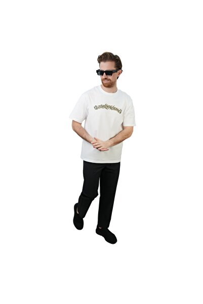 Giordano Men’s Relaxed Fit Printed Crew Neck Cotton Jersey Tee