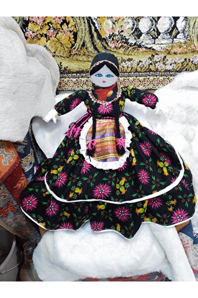 ŞAHMERDANOĞLU El Üretimi Jumbo Ebat, Kapadokya Soğanlı Bebeği, Etekli Köylü K...