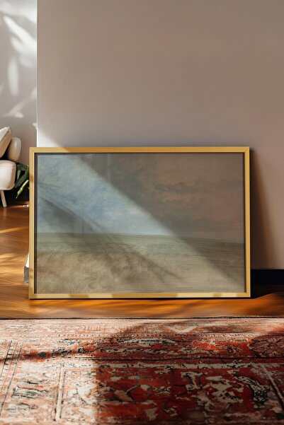 Postifull Винтидж картина, плакат с бежова рамка, винтидж декорация за стена