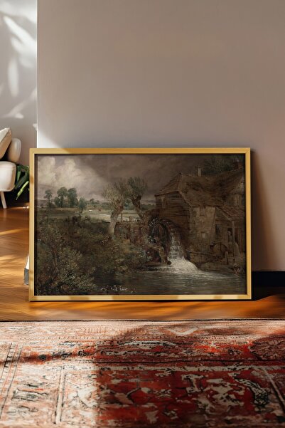 Postifull Vintage ζωγραφική, αφίσα με μπεζ κορνίζα, vintage διακόσμηση τοίχου