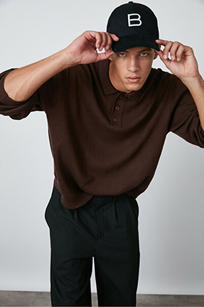 Beyyoglu Polo Yaka Oversize Kazak