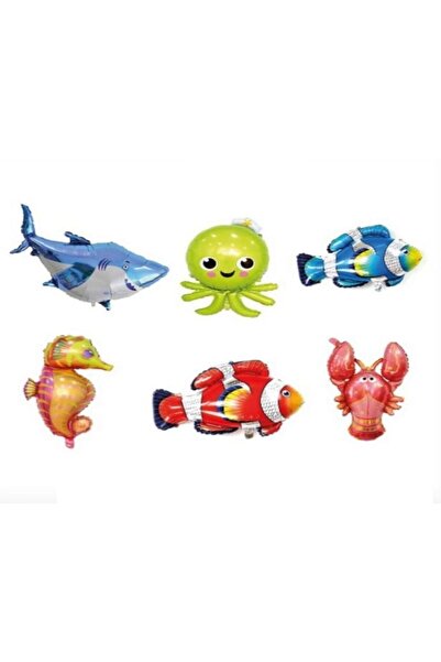 ÇITIPITISTORE مجموعة من 6 شخصيات كرتونية على شكل بالونات جولي متنوعة