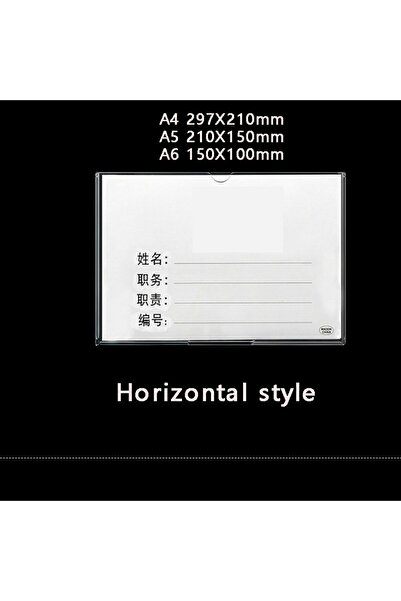 Choice3 حامل بطاقة أكريليك مثبت على الحائط، قطعتان بحجم A4 A4، حامل عرض أسعار...