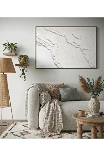 ASTRA STUDIO Dokulu Tablo 3 Boyutlu Tablo Alçı Tablo İskandinav Tablo Minimal...