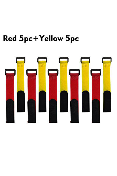 choice2 20mm 200mm Red x5pcsyellowx5pcs 10pcs 20 * 200mm, Reusable Self-adhes...