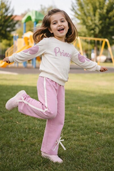 tuma collectıon Set trening pentru fete Swea tricou Partea inferioară din bum...