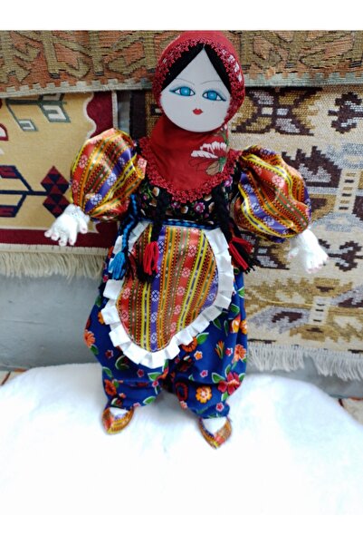 ŞAHMERDANOĞLU El Yapımı Jumbo Ebatlı Kapadokya Soğanlı Bebeği, Şalvarlı Köylü...