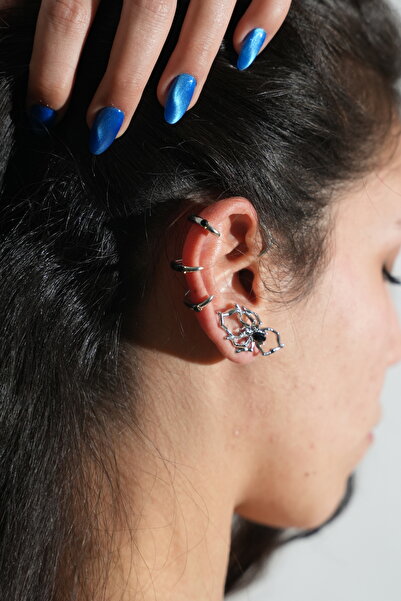 AG23 Örümcek Earcuff Küpe