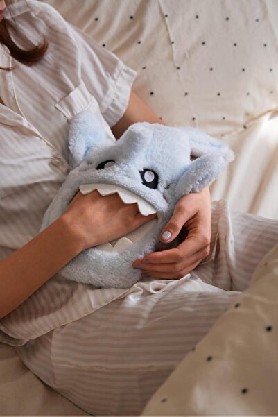 shop Peluş Sıcak Su Torbası Köpek Balığı Desenli – 750 ml Uyumlu | Termojel H...