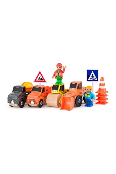 Woodyland Woody Construction Vehicle Set for Kids
