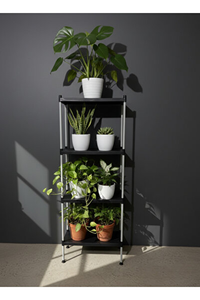Lider Tunç Tuniva EVA 4 Katlı Çok Amaçlı Raf - Balkon Çiçeklik ve Düzenleyici...