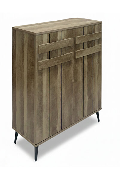 Generic Classic Modern Wooden Shoe Cabinet - 2 Doors (80x30x95 cm)