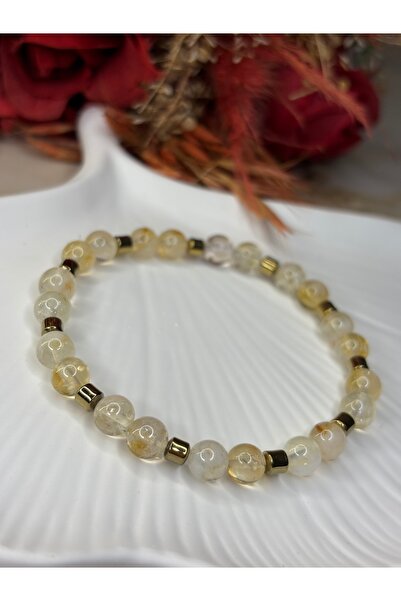 Moonstone Accessories سوار من حجر السيترين والهيماتيت الطبيعي |   الوفرة، الف...
