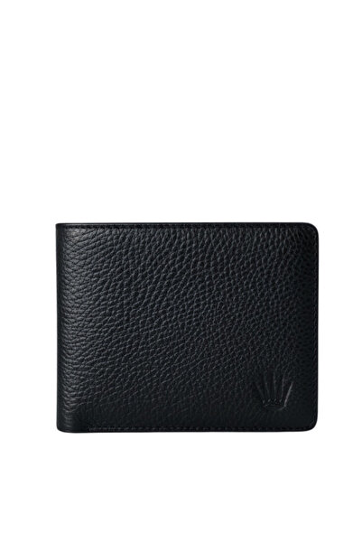 WATCHOFROYAL Verona Black Genuine Leather Wallet Card Holder