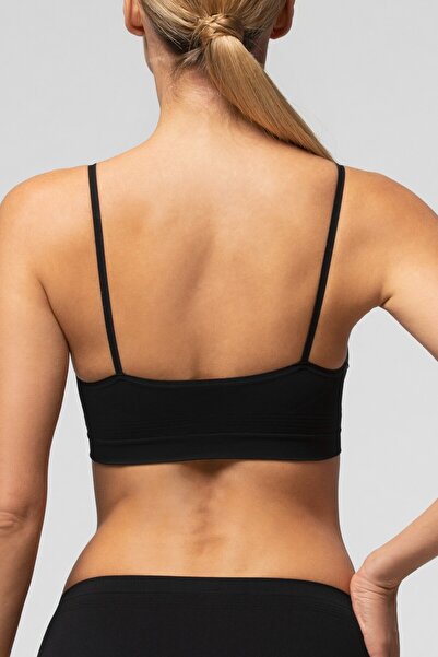 Pompea Seamless Microfiber Bustier With Thin Straps