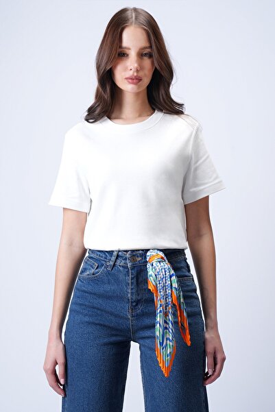 VAGGON قماش قابل للتمدد تي شيرت قصير