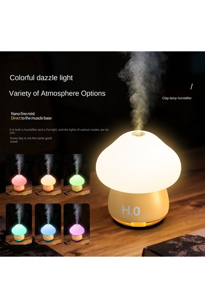 Generic Mushroom Clap Light Plastic USB Powered Ultra Silent Negative Ion Hum...