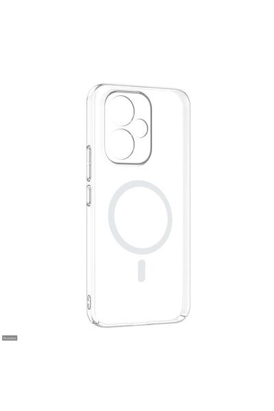 Pazarplus Honor 400 Kılıf Ultra İnce MagSafe Şeffaf Sert Plastik Mika Kamera ...