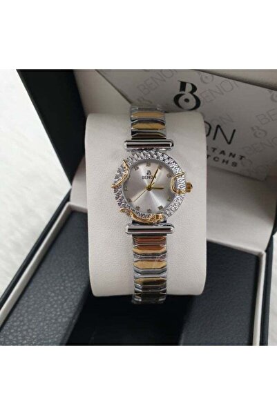 benon Women's Wristwatch with Zircon Stones