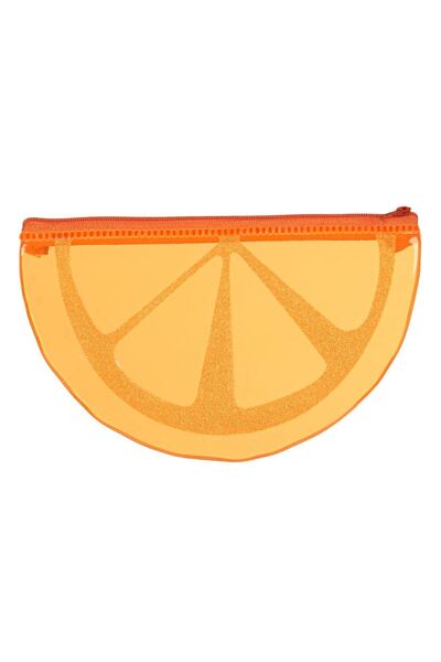 OEM Transparent Orange Eyeshadow Palette with Glitter 19x11.5cm