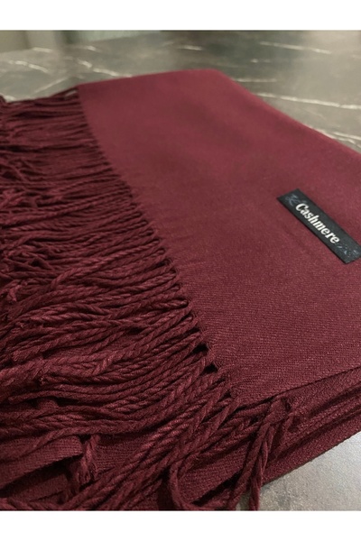 Tosbics Store Burgundy Cashmere Shawl