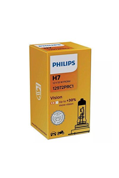 Philips Крушка за фар H7 55W 12V Vision (кутия)