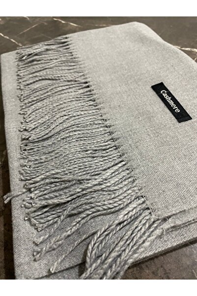 Tosbics Store Gray Cashmere Shawl