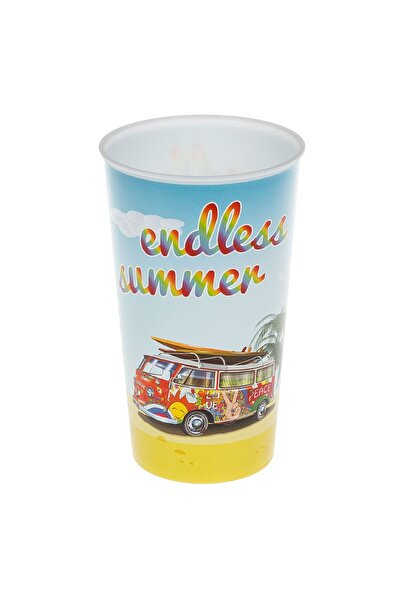 OEM Plastic Cup Summer Truck Print 650ml
